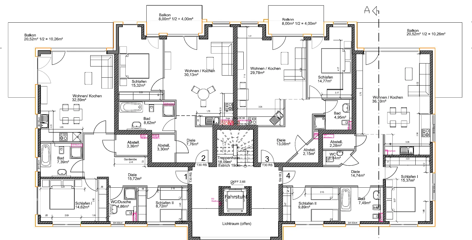 Grundriss Neue Seelust